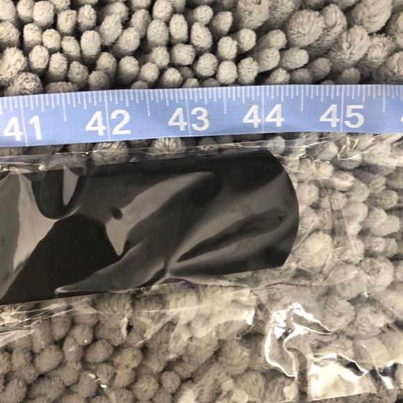 Black vegan leather belt - Picture 4 of 4